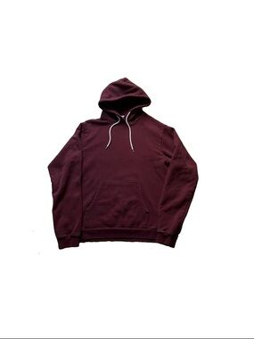 John Elliott Men's Oxblood Beach Hoodie Size 3 Large